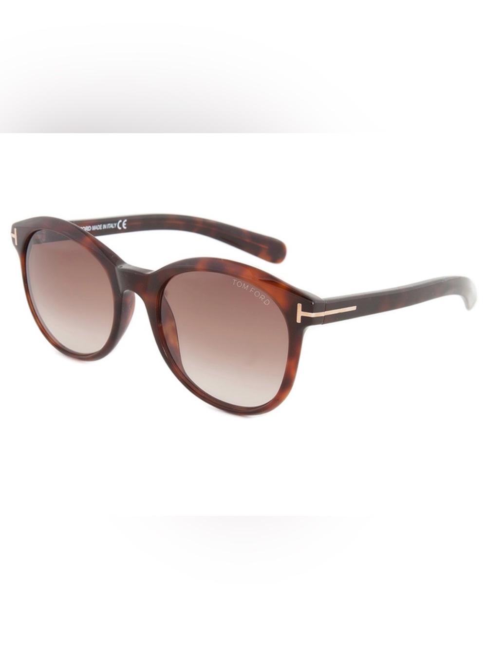 Tom Ford Women's Riley Tortoiseshell Sunglasses w/ Case